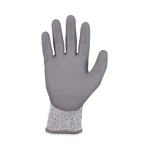 ergodyne ProFlex 7030 ANSI A3 PU Coated CR Gloves, Gray, Small, Pair (10462)