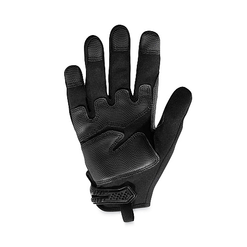 ergodyne ProFlex 710BLK Abrasion-Resistant Black Tactical Gloves, Black, 2X-Large, Pair (17566)