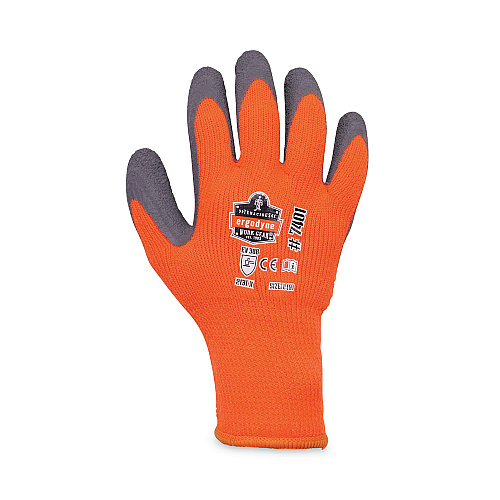 ergodyne ProFlex 7401 Coated Lightweight Winter Gloves, Orange, Large, 144 Pairs (17894)
