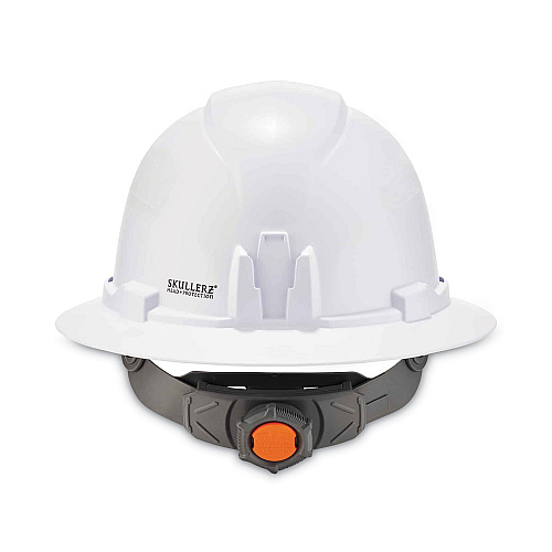 ergodyne Skullerz 8971 Class E Hard Hat Full Brim, White (60150)