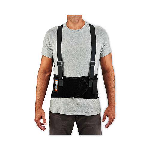 ergodyne ProFlex 1100SF Standard Spandex Back Support Brace, 3X-Large, 46" to 52" Waist, Black (11607)