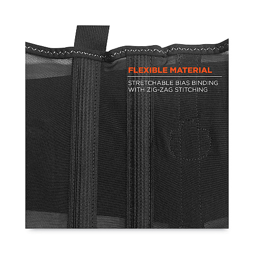 ergodyne ProFlex 100 Economy Spandex Back Support Brace, X-Small, 20" to 25" Waist, Black (11381)