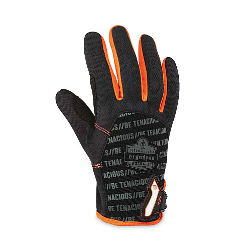 ergodyne ProFlex 812 Standard Mechanics Gloves, 9" Long, XX-Large, Black, Pair (17176)