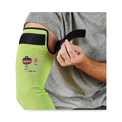 ergodyne ProFlex 7941-PR CR Protective Arm Sleeve, 22", Lime, 144 Pairs/Carton (17949)