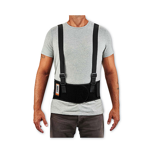 ergodyne ProFlex 1600 Standard Elastic Back Support Brace, Large, 34" to 38" Waist, Black (11104)