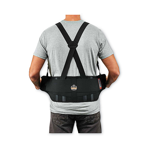 ergodyne ProFlex 1625 Elastic Back Support Brace, Large, 34" to 38" Waist, Black (11114)