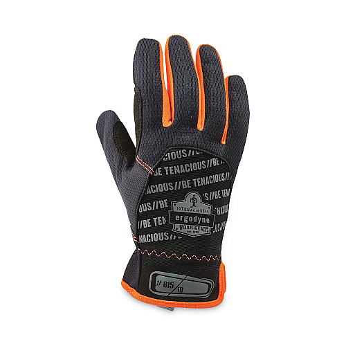 ergodyne ProFlex 815 QuickCuff Mechanics Gloves, Black, Small, Pair (17202)