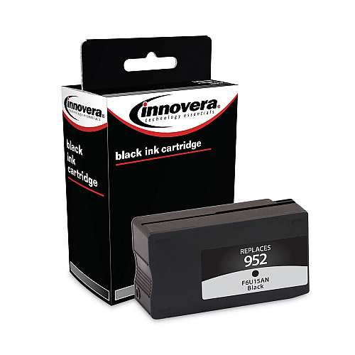 Innovera Remanufactured Black Ink, Replacement for 952 (IVRF6U15AN), 1,000 Page-Yield