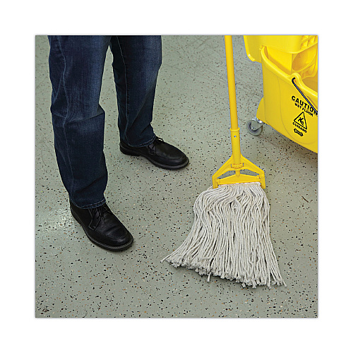 Boardwalk&reg; Premium 20 oz Cotton Cut-End Wet Mop Heads, White, 12 Mops (BWK220CCT)