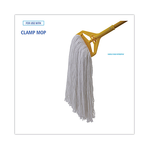 Boardwalk&reg; Standard Cut-End Mop Head, Rayon Fiber, 32 oz, 12 Mop Heads (BWK232R)