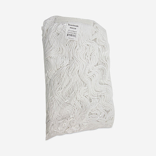 Boardwalk&reg; Standard Cut-End Mop Head, Rayon Fiber, 32 oz, 12 Mop Heads (BWK232R)