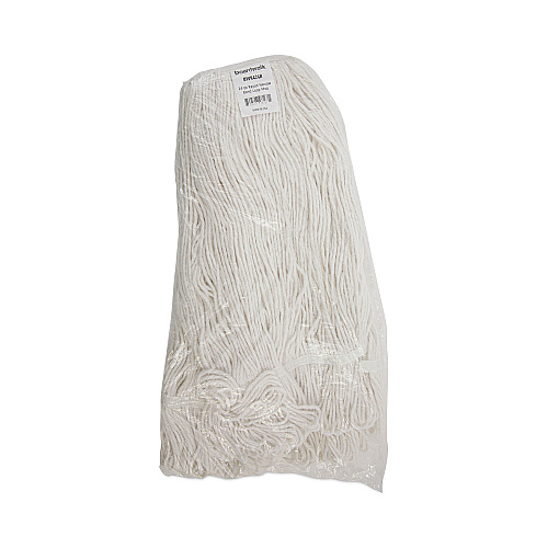 Boardwalk&reg; Pro Loop Web/Tailband Wet Mop Head, Rayon, 24oz, White (BWK424REA)