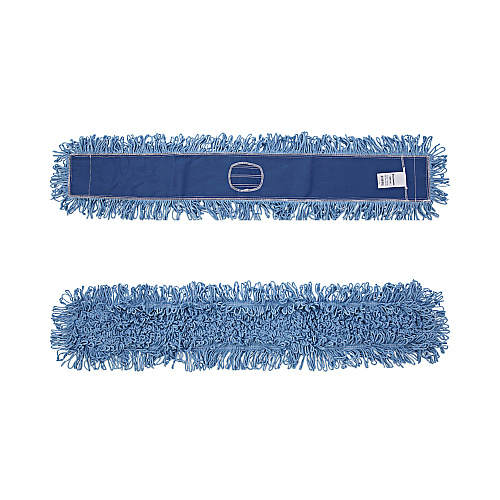 Boardwalk&reg; Dust Mop Head, Cotton/Synthetic Blend, 45 x 5, Blue(BWK1148)