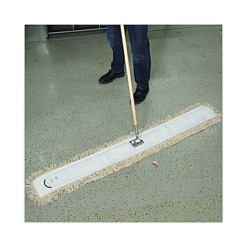 Boardwalk&reg; Industrial Dust Mop Head, Hygrade Cotton, 60w x 5d, White (BWK1360)