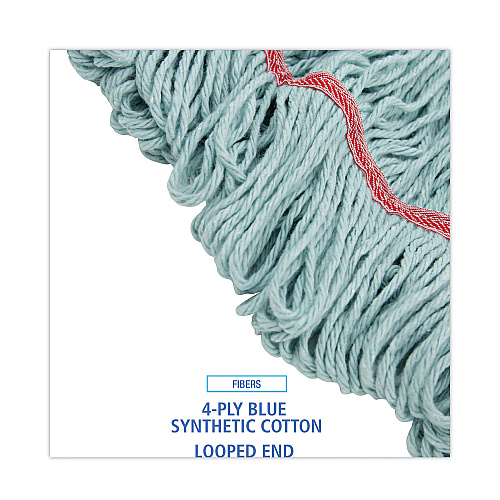 Boardwalk&reg; EchoMop with Looped-End Wet Head, Synthetic/Cotton, Large (BWK1400LEA)