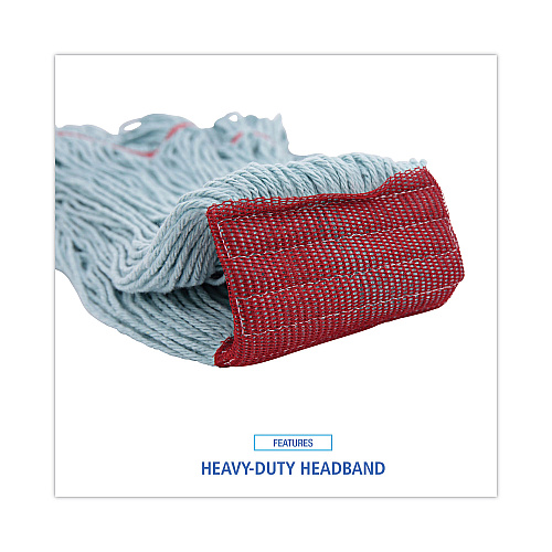 Boardwalk&reg; EchoMop with Looped-End Wet Head, Synthetic/Cotton, Large (BWK1400LEA)