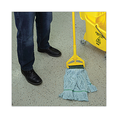 Boardwalk EchoMop with Looped-End Wet Head, Synthetic/Cotton, Medium, Blue, 12/Carton (BWK1400MCT)