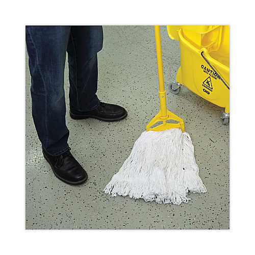 Boardwalk&reg; Pro Loop Wet Mop Head, Rayon, #24 Size, 12 Mop Heads (BWK4024RCT)