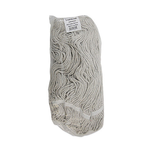 Boardwalk&reg; Loop Mop Head, Loop, Standard, Cotton, No. 32, 12 Mop Heads (BWK4032C)