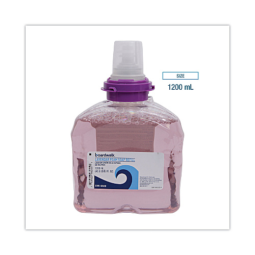 Boardwalk Lavender Foam Soap Refill, Cranberry Scent, 1,200 mL, 2/Carton (BWK42500)