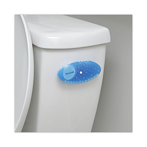 Boardwalk&reg; Curve Air Freshener, Cotton Blossom, Blue, 10/Box (BWKCURVECBL)