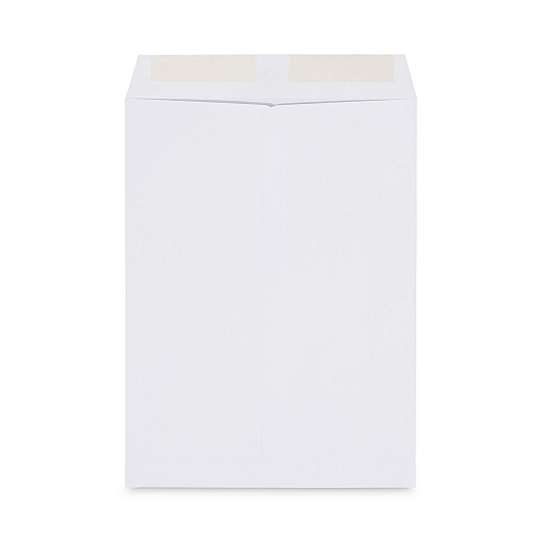 Universal Peel Seal Strip Catalog Envelope, #10 1/2, Square Flap, Self-Adhesive Closure, 9 x 12, White, 100/Box (UNV40100)