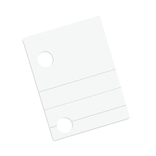 Pacon Composition Paper, 5-Hole, 8 x 10.5, Wide/Legal Rule, 500/Pack (2441)