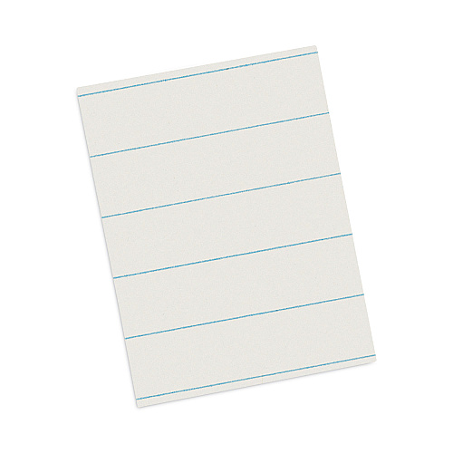 Pacon Ruled Newsprint Paper, 3/8" Short Rule, 8.5 x 11, 500/Pack (2603)