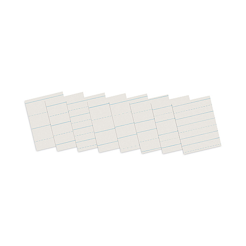 Pacon Skip-A-Line Ruled Newsprint Paper, 3/4" Two-Sided Long Rule, 8.5 x 11, 500/Ream (2635)