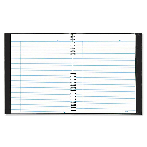 Blueline EcoLogix NotePro Executive Notebook, 1-Subject, Medium/College Rule, Black Cover, (100) 11 x 8.5 Sheets (A10200EBLK)