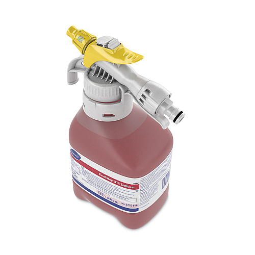 Diversey Final Step 512 Sanitizer, Red, 1.5 L RTD Refill, 2/Carton (5753116)