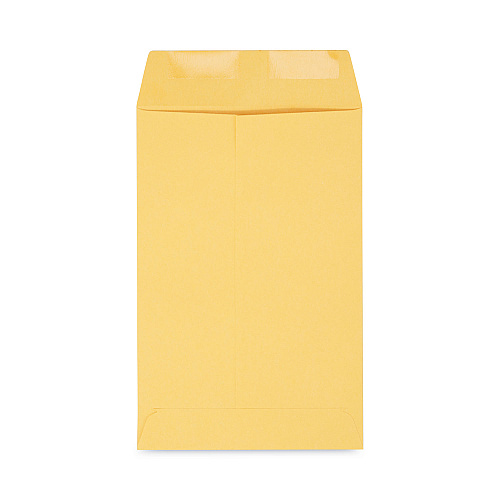 Universal Catalog Envelope, 28 lb Bond Weight Kraft, #1 3/4, Square Flap, Gummed Closure, 6.5 x 9.5, Brown Kraft, 500/Box (UNV40165)