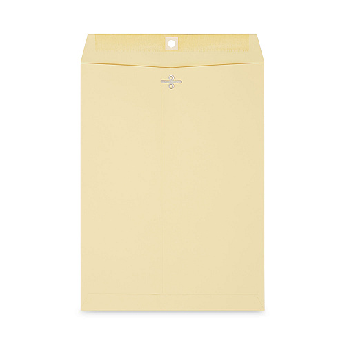 Universal Kraft Clasp Envelope, #10 1/2, Square Flap, Clasp/Gummed Closure, 9 x 12, Brown Kraft, 100/Box (UNV41907)