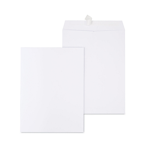 Universal EasyClose Catalog Envelope, #10 1/2, Square Flap, Self-Adhesive Closure, 9 x 12, White, 250/Box (UNV44101)