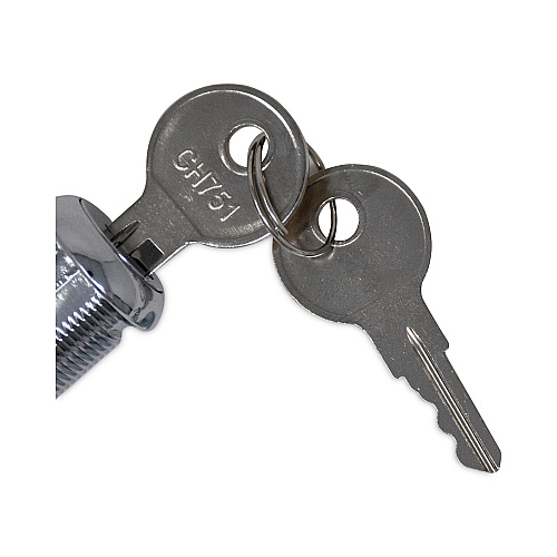 Rubbermaid Commercial Replacement Lock and Keys for Cleaning Carts, Silver (FG9T73M20000)