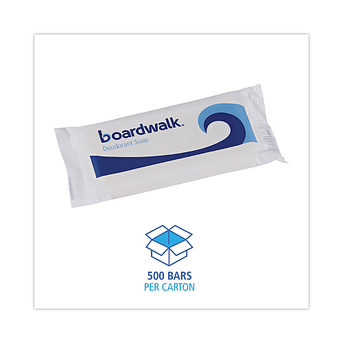 Boardwalk&reg; Face and Body Soap, Flow Wrapped, Floral, 500 Bars (BWKNO15SOAP)