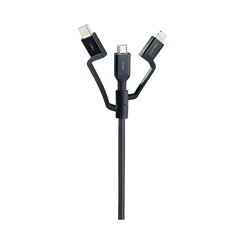 Case Logic Universal USB Cable, 3.5 ft, Black (CLOPCA101BK)