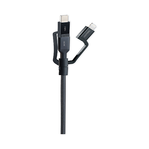 Case Logic Universal USB Cable, 3.5 ft, Black (CLOPCA101BK)