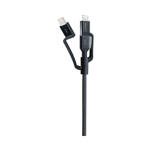 Case Logic Universal USB Cable, 3.5 ft, Black (CLOPCA101BK)