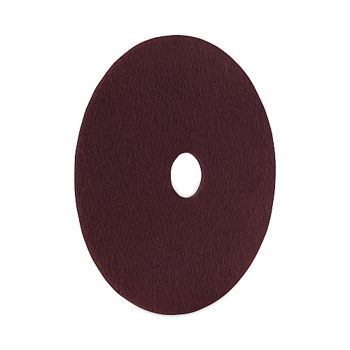 Boardwalk&reg; Deep Scrub Pads, 20" Diameter, Maroon, 10/Carton (BWKSPP20)
