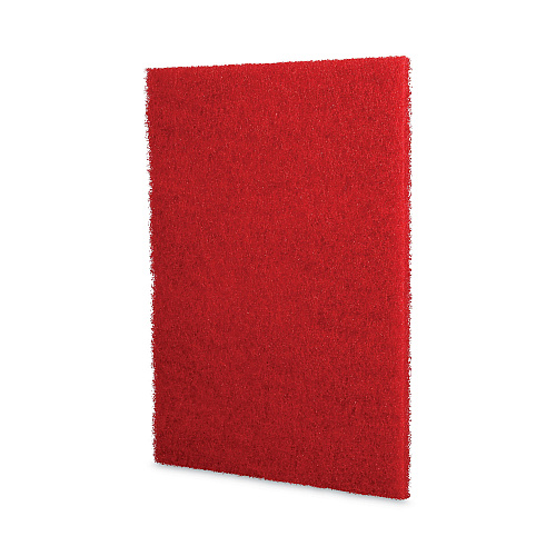 Boardwalk&reg; Buffing Floor Pads, 20 x 14, Red, 10/Carton (BWK402014RED)