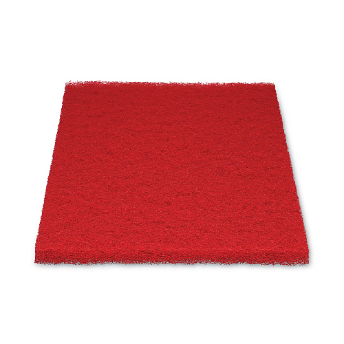 Boardwalk&reg; Buffing Floor Pads, 20 x 14, Red, 10/Carton (BWK402014RED)