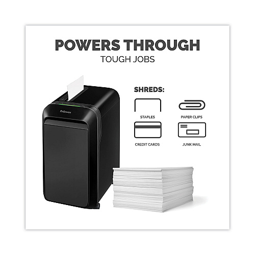 Fellowes Powershred LX220 Micro-Cut Shredder, 20 Manual Sheet Capacity, Black (5015401)