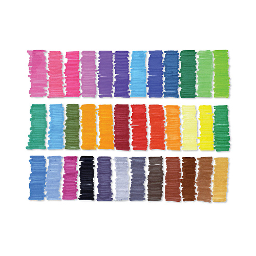 The Pencil Grip Magic Stix Markers, Fine Bullet Tip, Assorted Colors, 48/Pack (390)