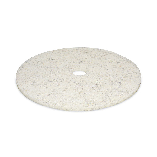 Boardwalk&reg; Natural Burnishing Floor Pads, 27" Diameter, White, 5/CT (BWK4027NAT)