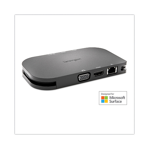 Kensington SD1610P USB-C Mini Mobile 4K Dock, Black (K38365WW)