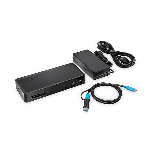 Kensington SD4900P USB-C and USB-A 10 Gbps Triple 4K Hybrid Dock, Black (K36800NA)
