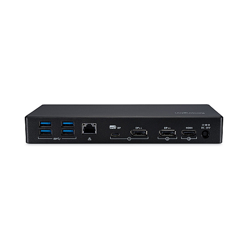 Kensington SD4850P USB-C 10 Gbps Dual Video Driverless Docking Station, Black (K34115NA)