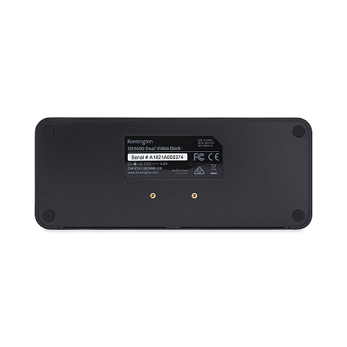 Kensington SD3600 5 Gbps USB 3.0 Dual 2K Docking Station, Black (K33991WW)