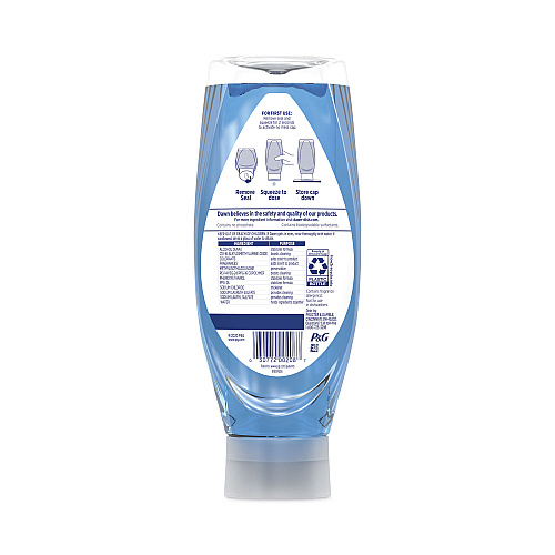 Ultra Liquid Dish Detergent, Dawn Original, Three 22 oz E-Z Squeeze Bottles, 2 Sponges (02367EA)
